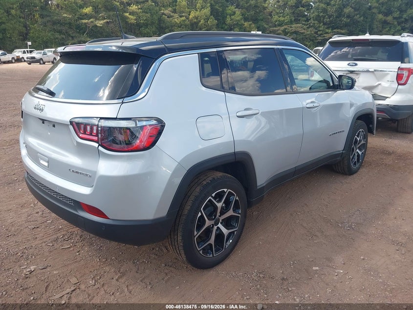 Vin: 3c4njdcn2tt244869, lot: 46638209, jeep compass limited 20264