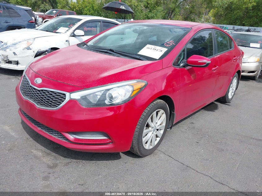 Vin: knafx4a61e5232727, lot: 46638212, kia forte lx 20142