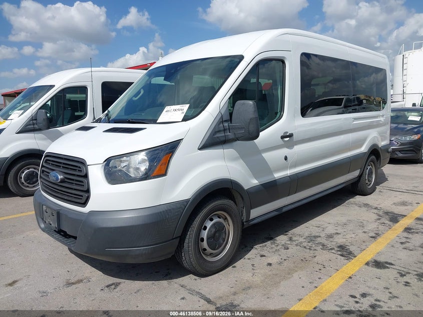 Vin: 1fbax2cm2jkb18832, lot: 46638240, ford transit-350 xl 20182