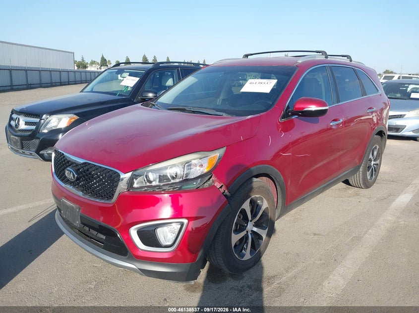 Vin: 5xyph4a5xgg153465, lot: 46638271, kia sorento 3.3l ex 20162