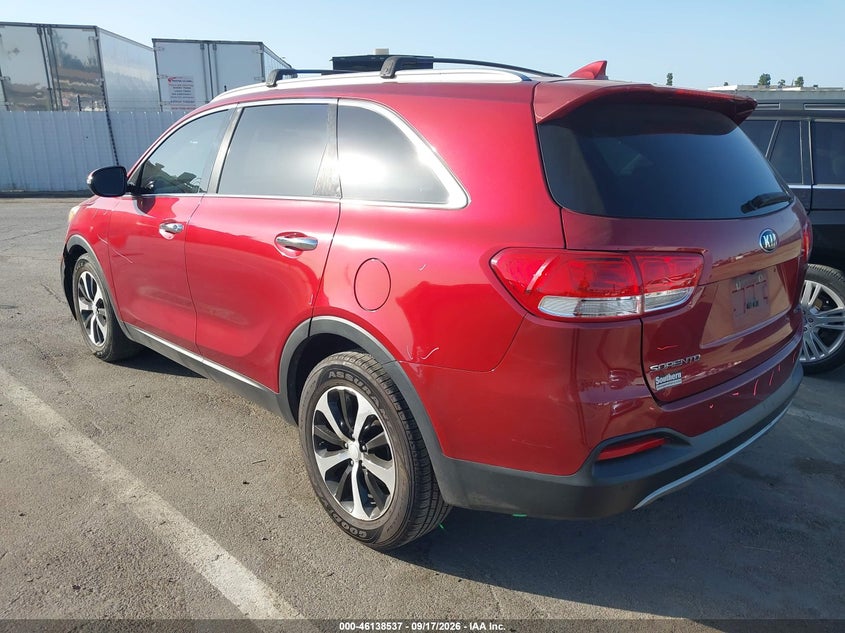 Vin: 5xyph4a5xgg153465, lot: 46638271, kia sorento 3.3l ex 20163