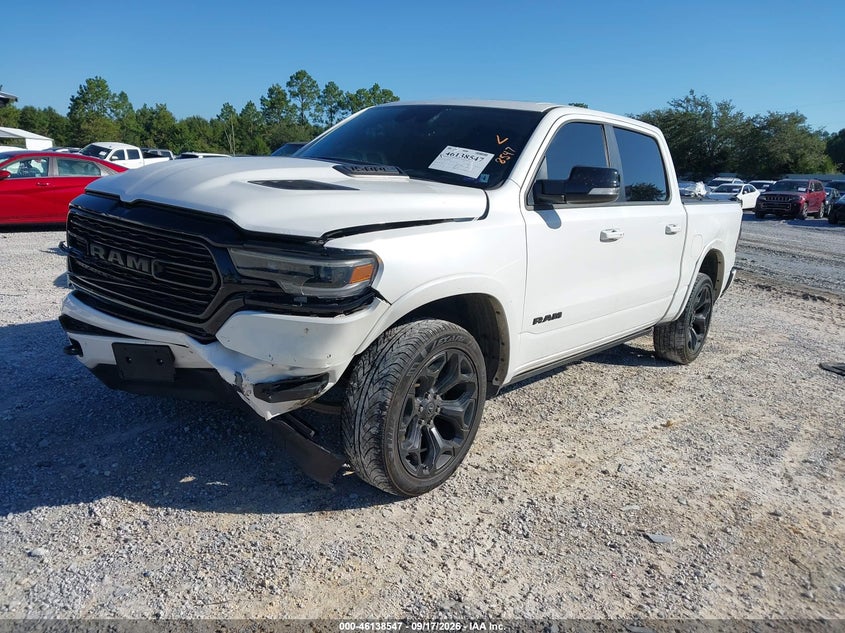 Vin: 1c6srfht8nn307756, lot: 46638281, ram 1500 limited  4x4 5'7 box 20222