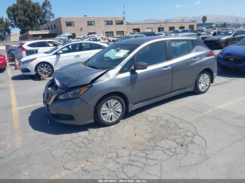 Vin: 1n4az1bv8mc552199, lot: 46638291, nissan leaf s 40 kwh 20212