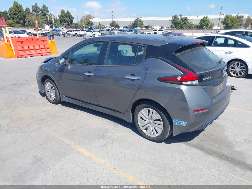 Vin: 1n4az1bv8mc552199, lot: 46638291, nissan leaf s 40 kwh 20213