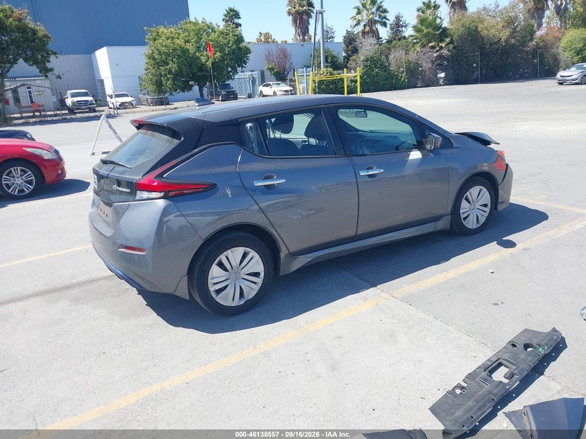 Vin: 1n4az1bv8mc552199, lot: 46638291, nissan leaf s 40 kwh 20214