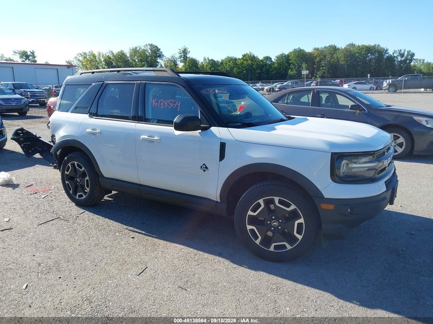 Vin: 3fmcr9c69mrb29489, lot: 46638298, ford bronco sport outer banks 2021 img_1