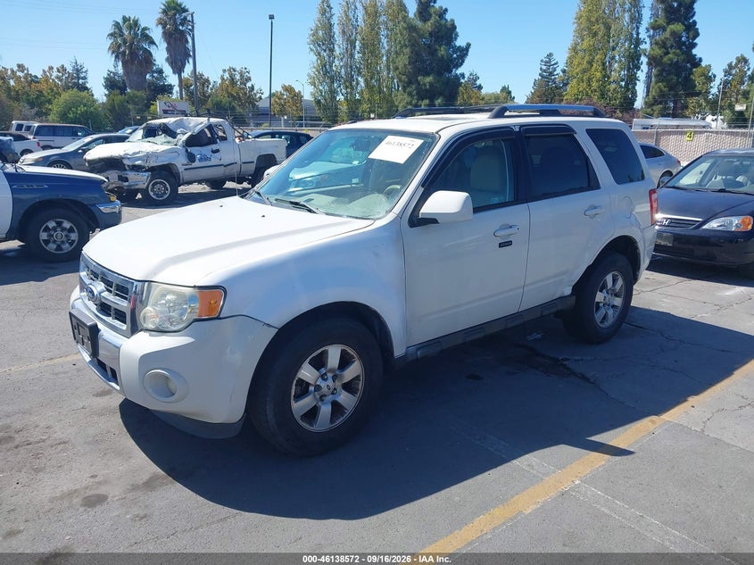 Vin: 1fmcu0e74akc97282, lot: 46638306, ford escape limited 20102