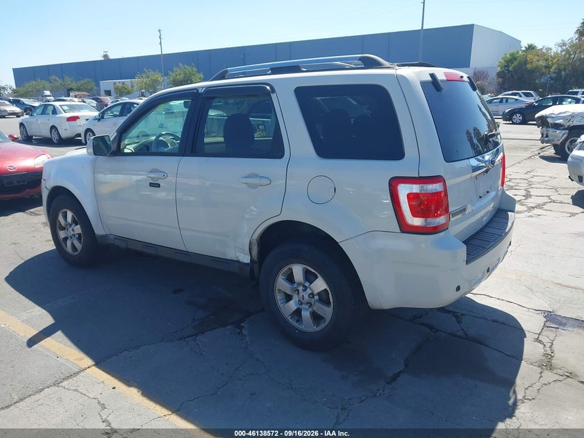 Vin: 1fmcu0e74akc97282, lot: 46638306, ford escape limited 20103