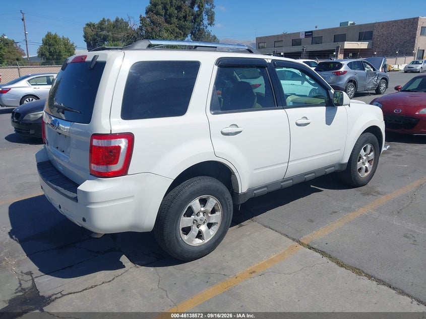 Vin: 1fmcu0e74akc97282, lot: 46638306, ford escape limited 20104