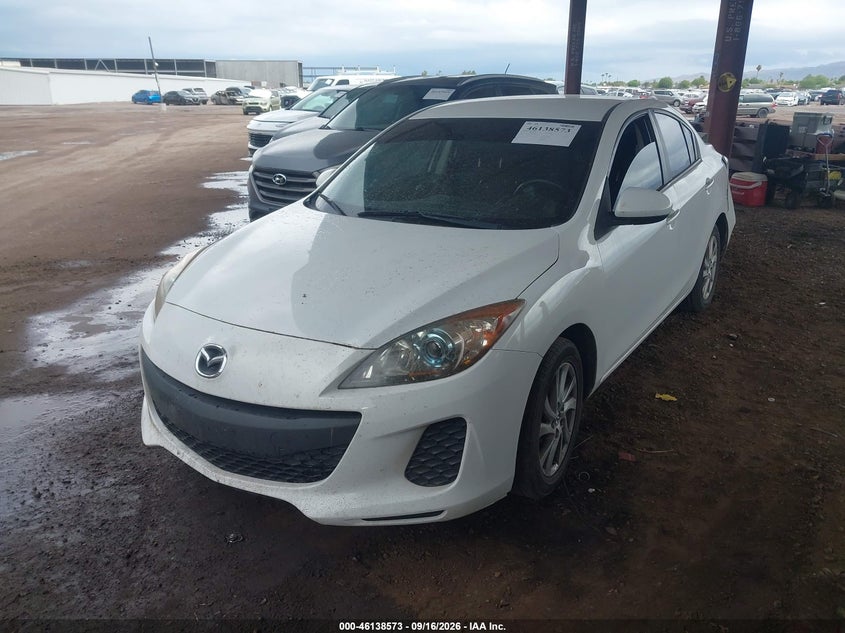Vin: jm1bl1v7xc1696540, lot: 46638308, mazda mazda3 i touring 20122