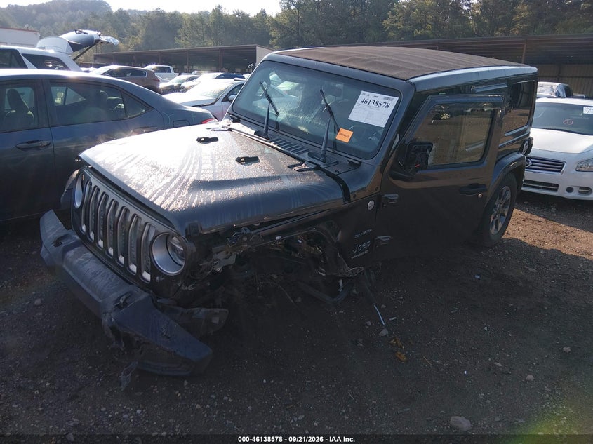 Vin: 1c4hjxen2lw329202, lot: 46638312, jeep wrangler unlimited sahara 4x4 20202