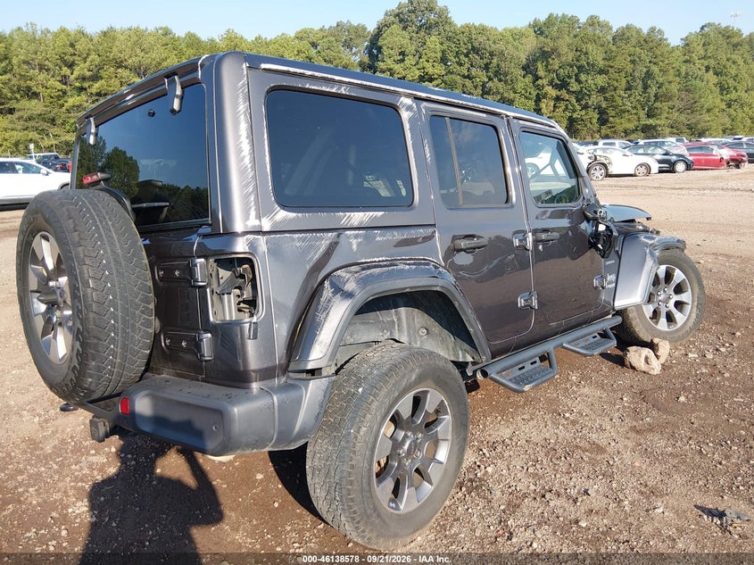 Vin: 1c4hjxen2lw329202, lot: 46638312, jeep wrangler unlimited sahara 4x4 20204