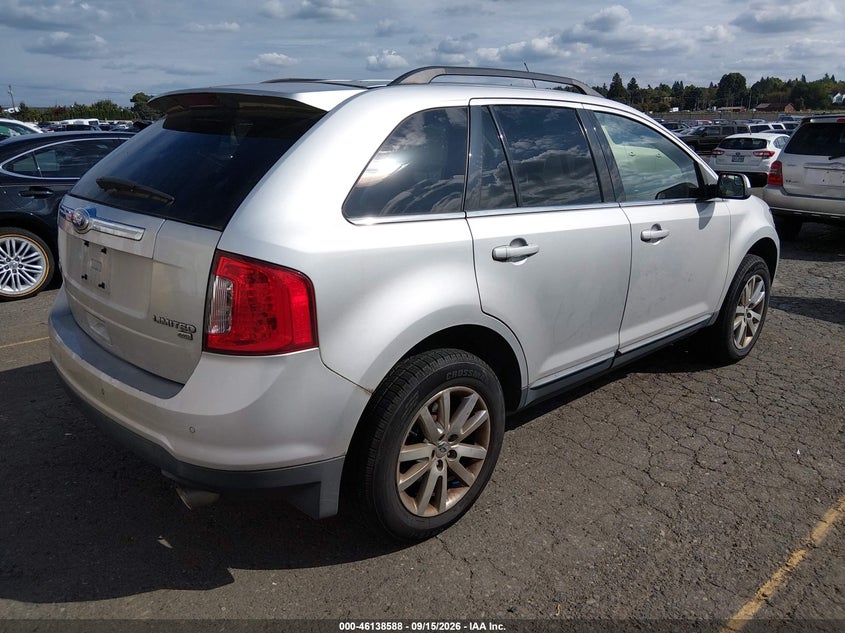 Vin: 2fmdk4kc2bbb41661, lot: 46638322, ford edge limited 20114