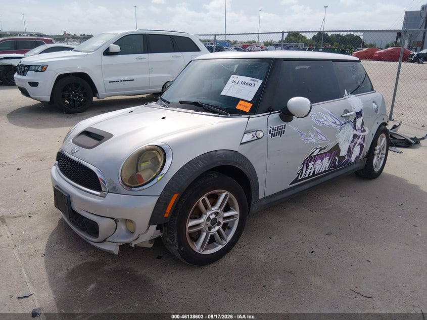 Vin: wmwsv3c54bty10782, lot: 46638337, mini cooper s 20112