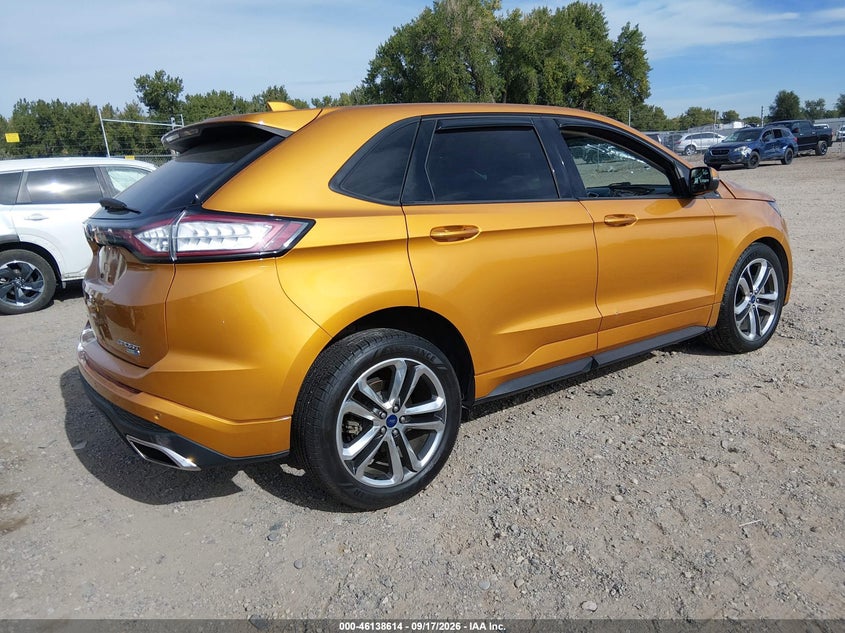 Vin: 2fmtk4apxfeb04166, lot: 46638348, ford edge sport 20154