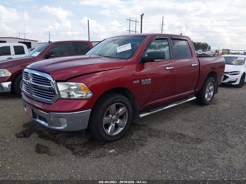 Vin: 1c6rr6lt2es457353, lot: 46638355, ram 1500 big horn 20142