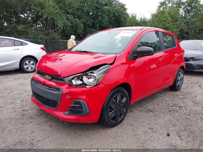 Vin: kl8cb6sa3gc625848, lot: 46638380, chevrolet spark ls cvt 20162