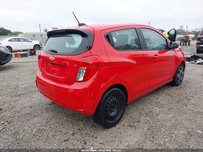 Vin: kl8cb6sa3gc625848, lot: 46638380, chevrolet spark ls cvt 20164