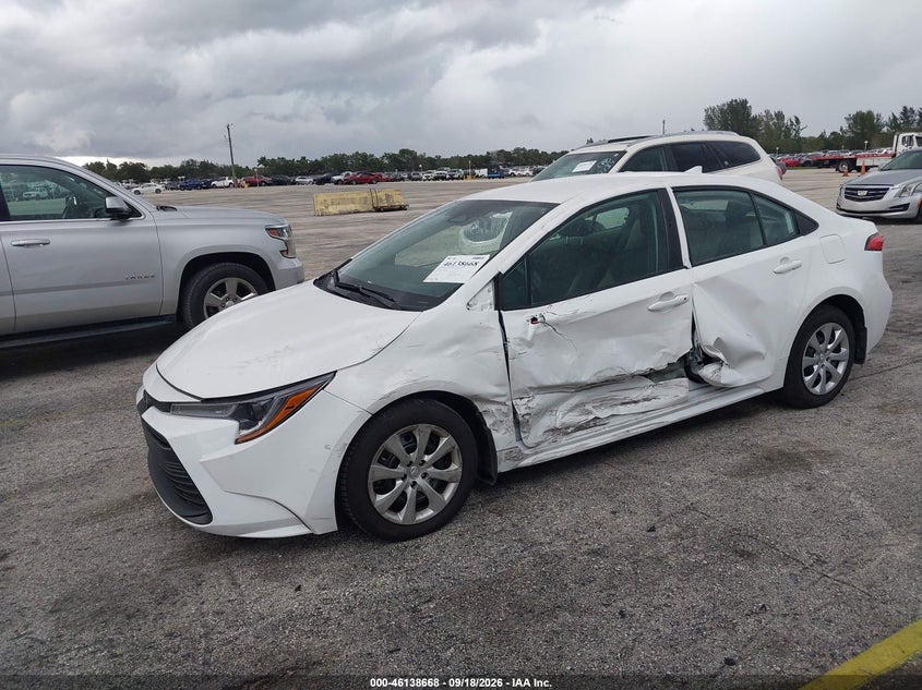 Vin: 5yfb4mde7tp439359, lot: 46638402, toyota corolla le 20262