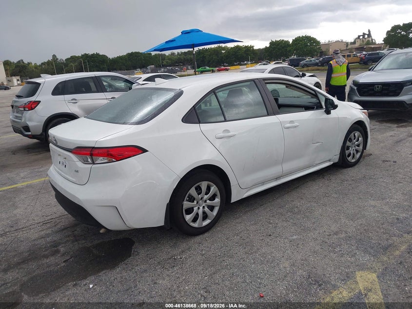 Vin: 5yfb4mde7tp439359, lot: 46638402, toyota corolla le 20264