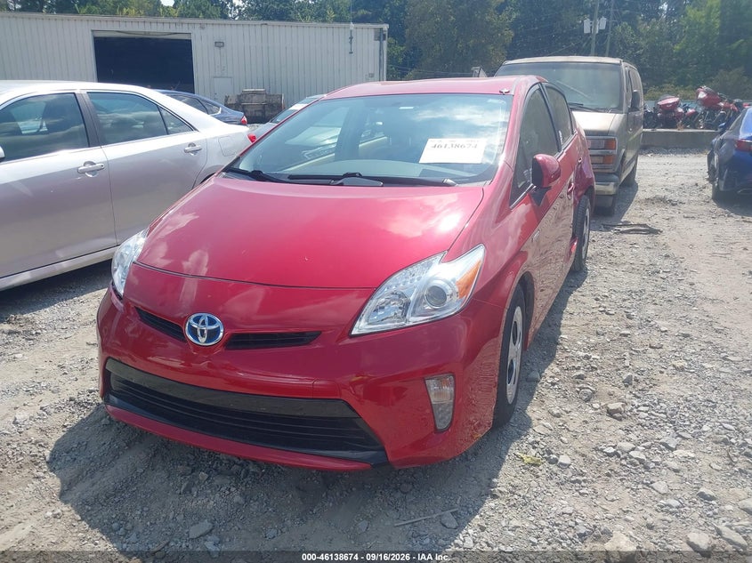 Vin: jtdkn3du7e0368336, lot: 46638408, toyota prius two 20142