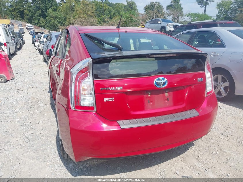 Vin: jtdkn3du7e0368336, lot: 46638408, toyota prius two 20143