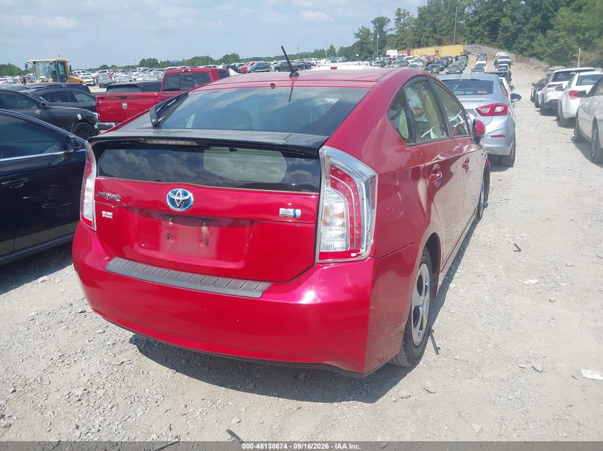 Vin: jtdkn3du7e0368336, lot: 46638408, toyota prius two 20144