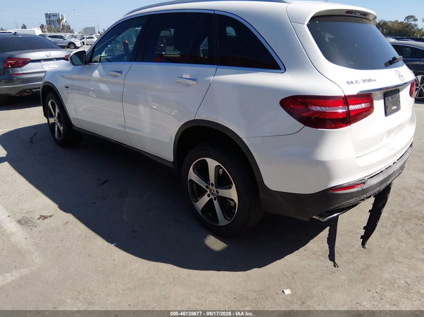 Vin: wdc0g5eb0kf568374, lot: 46638411, mercedes-benz glc 350e 4matic 20193