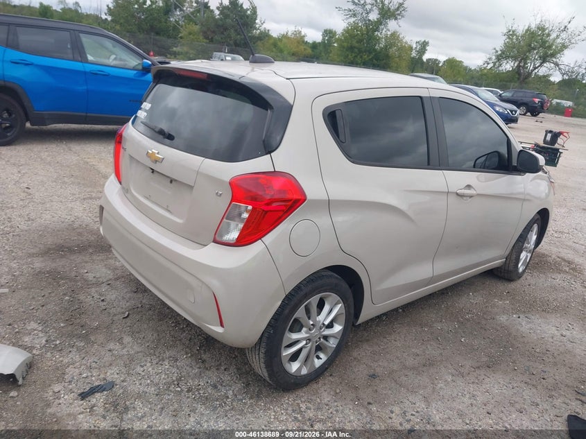 Vin: kl8cd6sa4lc419443, lot: 46638423, chevrolet spark fwd 1lt automatic 20204