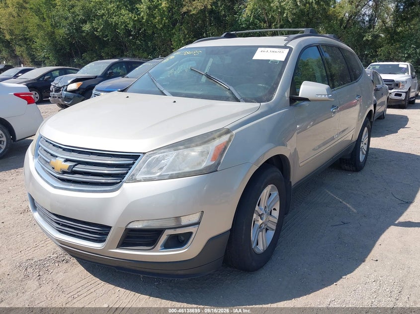 Vin: 1gnkvgkd8dj182279, lot: 46638429, chevrolet traverse 1lt 20132