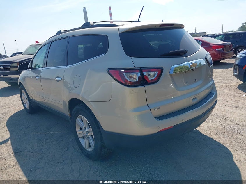 Vin: 1gnkvgkd8dj182279, lot: 46638429, chevrolet traverse 1lt 20133
