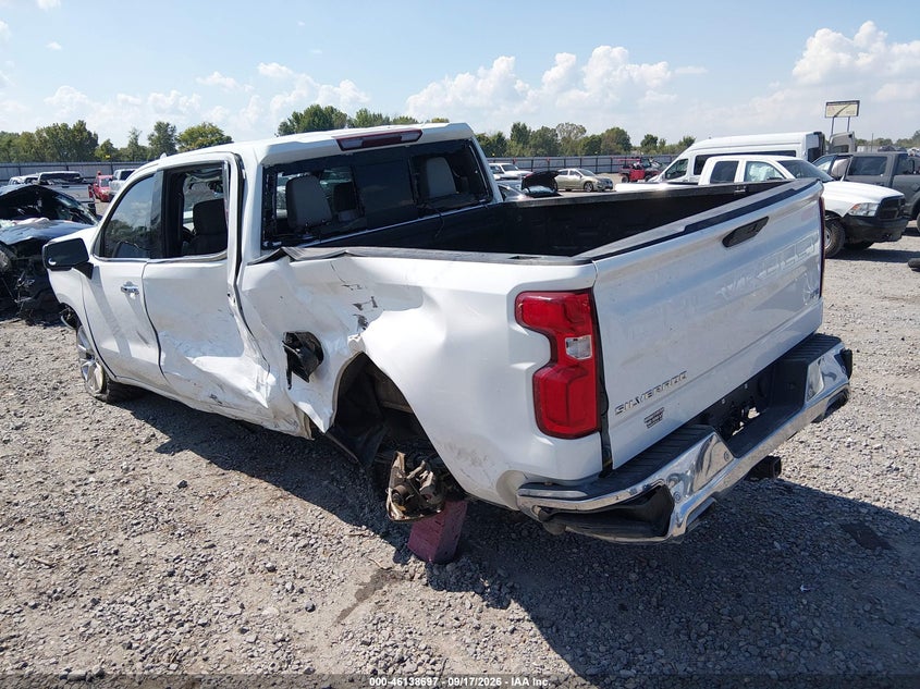 Vin: 3gcuygel3ng127768, lot: 46638431, chevrolet silverado 1500 ltd 4wd  short bed ltz 20223