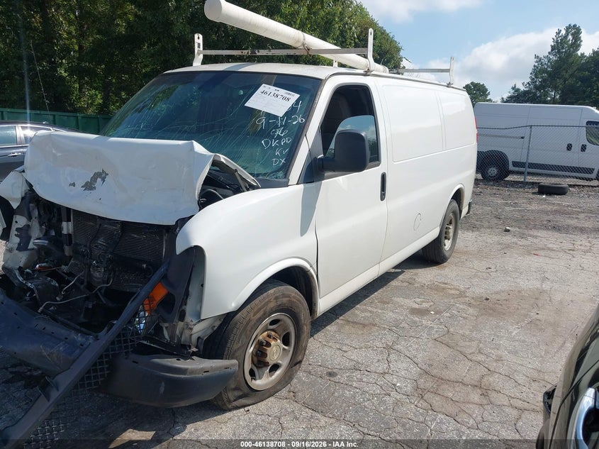 Vin: 1gcwgaff3g1261604, lot: 46638442, chevrolet express 2500 work van 20162