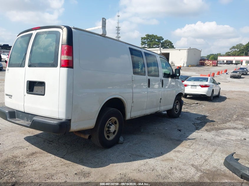 Vin: 1gcwgaff3g1261604, lot: 46638442, chevrolet express 2500 work van 20164