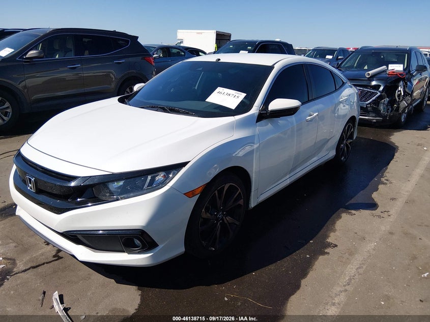 Vin: 2hgfc2f89lh556691, lot: 46638449, honda civic sport 20202