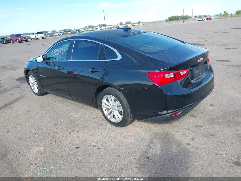 Vin: 1g1ze5st6hf194029, lot: 46638455, chevrolet malibu 1lt 20173