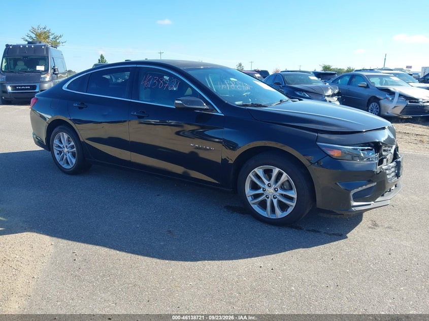 Vin: 1g1ze5st6hf194029, lot: 46638455, chevrolet malibu 1lt 20171