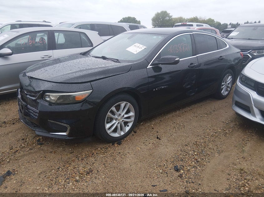 Vin: 1g1ze5st6hf194029, lot: 46638455, chevrolet malibu 1lt 20172