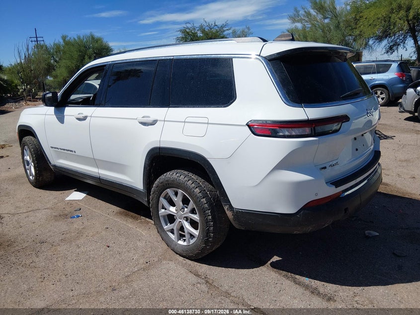 Vin: 1c4rjkbg9m8190169, lot: 46638464, jeep grand cherokee l limited 4x4 20213