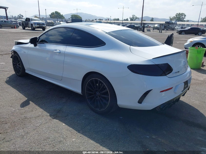 Vin: wddwj6eb7lf964445, lot: 46638478, mercedes-benz amg c 43 4matic 20203