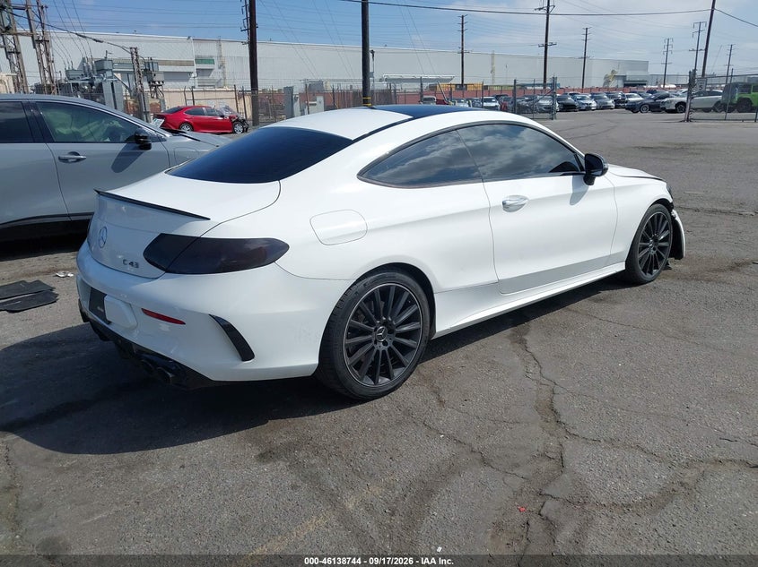 Vin: wddwj6eb7lf964445, lot: 46638478, mercedes-benz amg c 43 4matic 20204