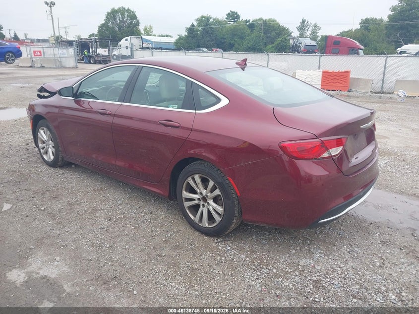 Vin: 1c3cccab0hn502967, lot: 46638479, chrysler 200 limited platinum 20173