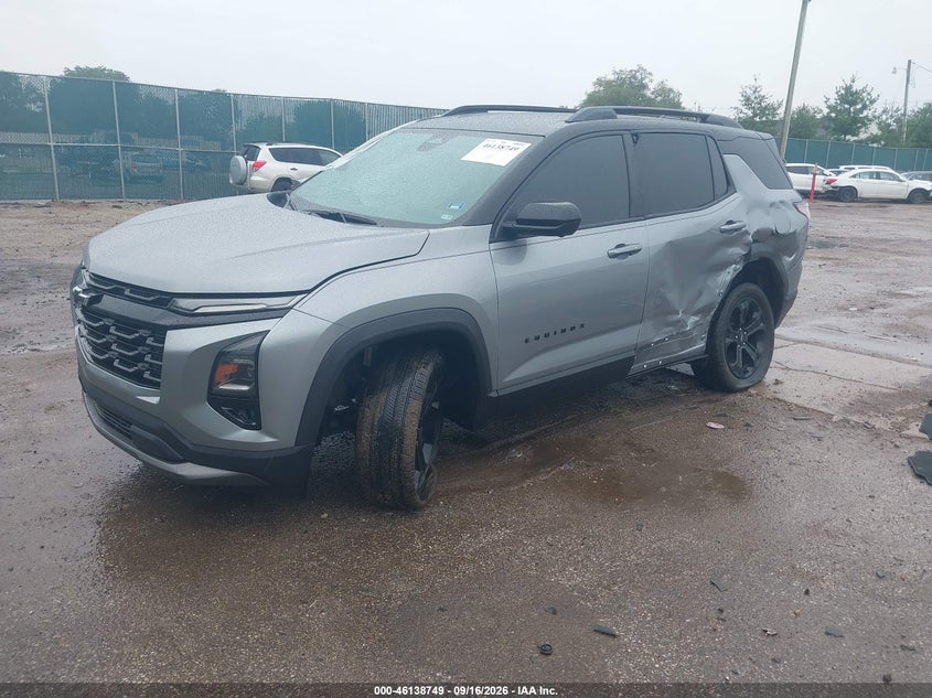 Vin: 3gnaxheg2sl184262, lot: 46638483, chevrolet equinox fwd lt 20252