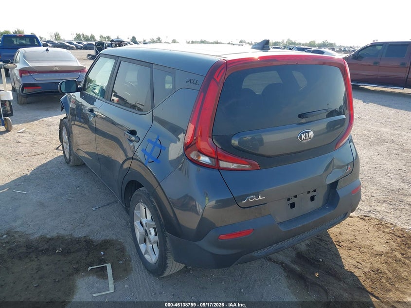 Vin: kndj23au5l7002548, lot: 46638493, kia soul s 20203