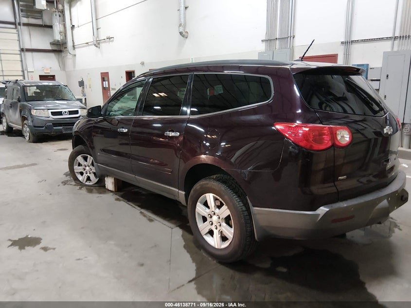 Vin: 1gnlvfed5as149823, lot: 46638505, chevrolet traverse lt 20103