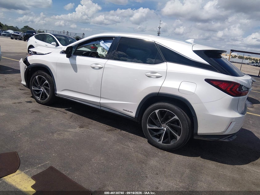Vin: 2t2zfmca4gc001357, lot: 46638514, lexus rx 450h 20163