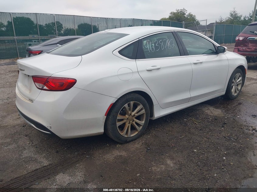 Vin: 1c3cccab6fn595653, lot: 46638515, chrysler 200 limited 20154