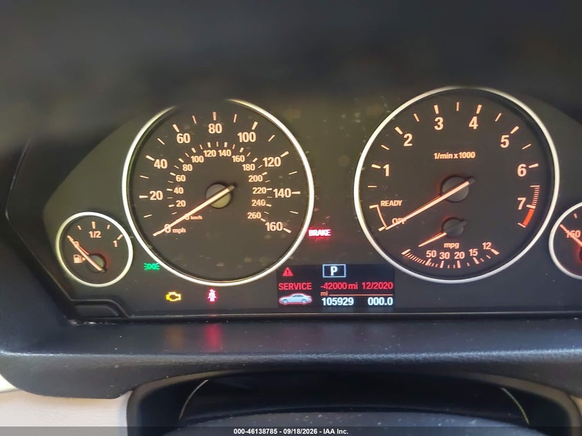 BMW 328I 2014 VIN WBA3B5G53ENS06409