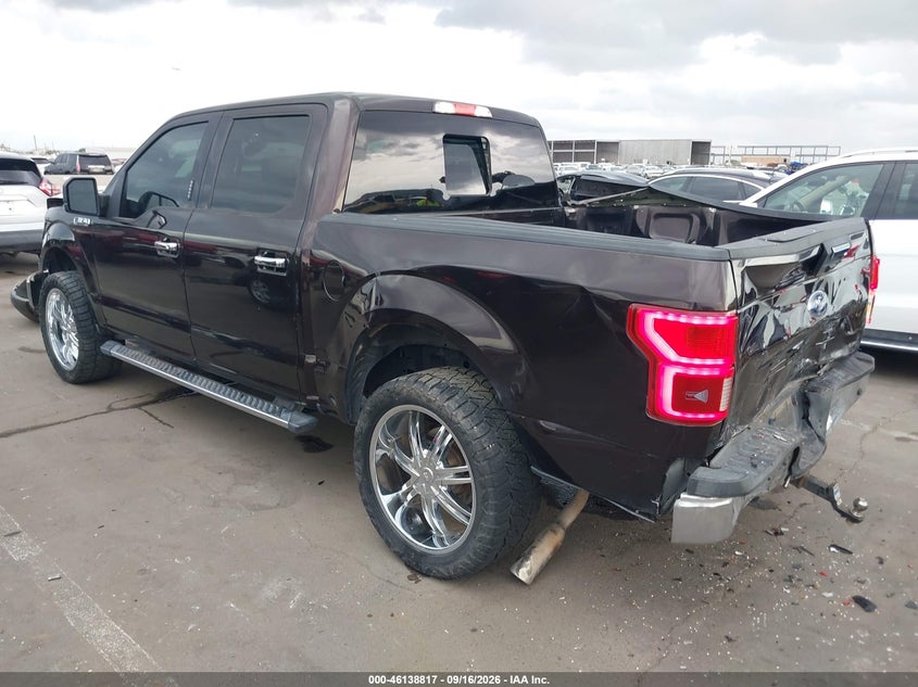 Vin: 1ftew1cg7jfa06833, lot: 46638551, ford f-150 xlt 20183