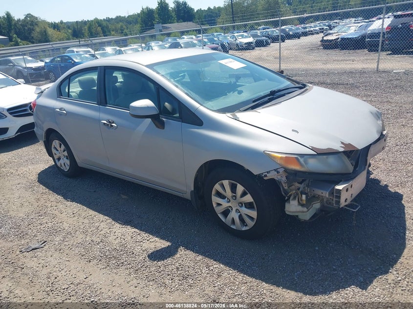 Vin: 2hgfb2f58ch563267, lot: 46638558, honda civic lx 2012 img_1